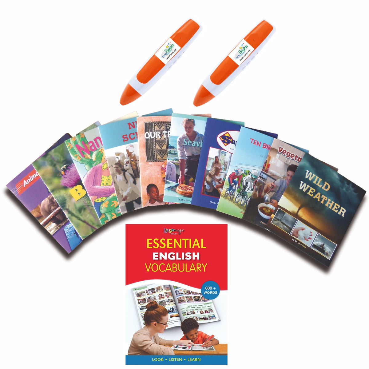 Early English Language Learners feat. Vocab Book with 800+ Everyday Words