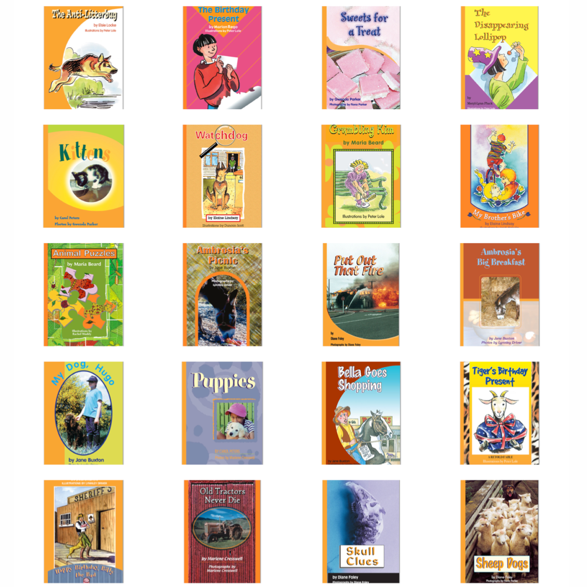 All 20 Orange Series Titles: Digital Books + Activities